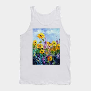 Decorative sunflowers Tank Top